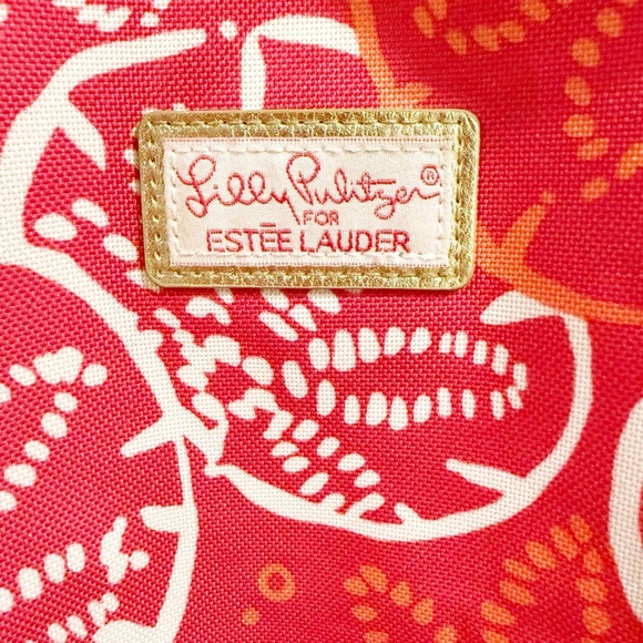Lilly Pulitzer for Estée Lauder Pink Sand Dollar Print Tote Bag - Picture 8 of 8